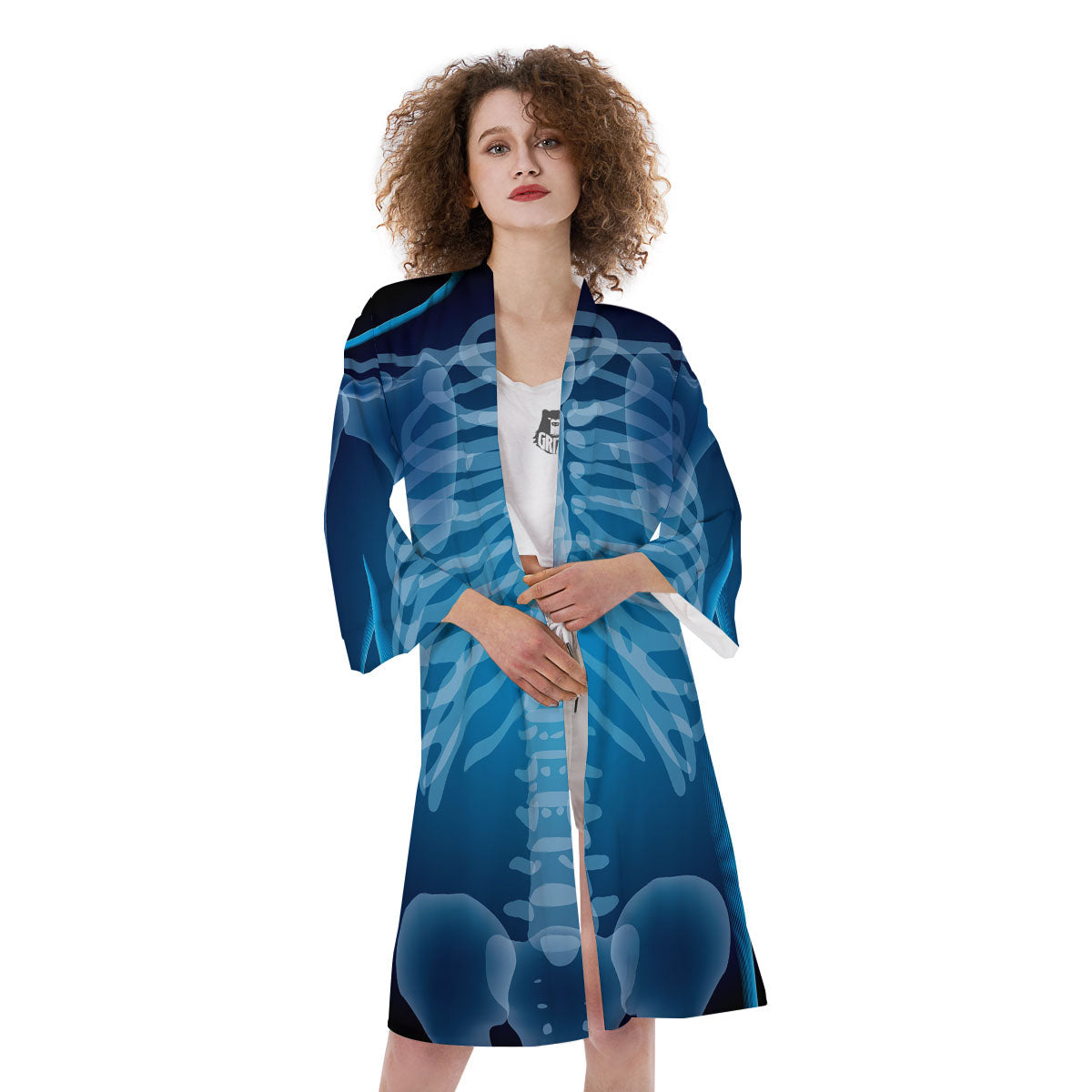 X-Ray Film Radiologist Print Kimono-grizzshop