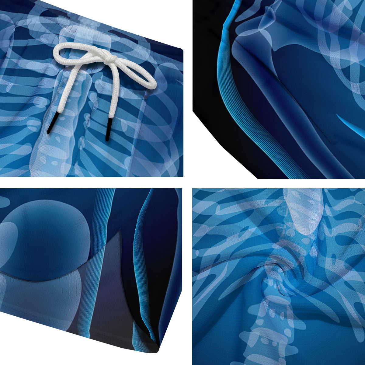 X-Ray Film Radiologist Print Men's Running Shorts-grizzshop