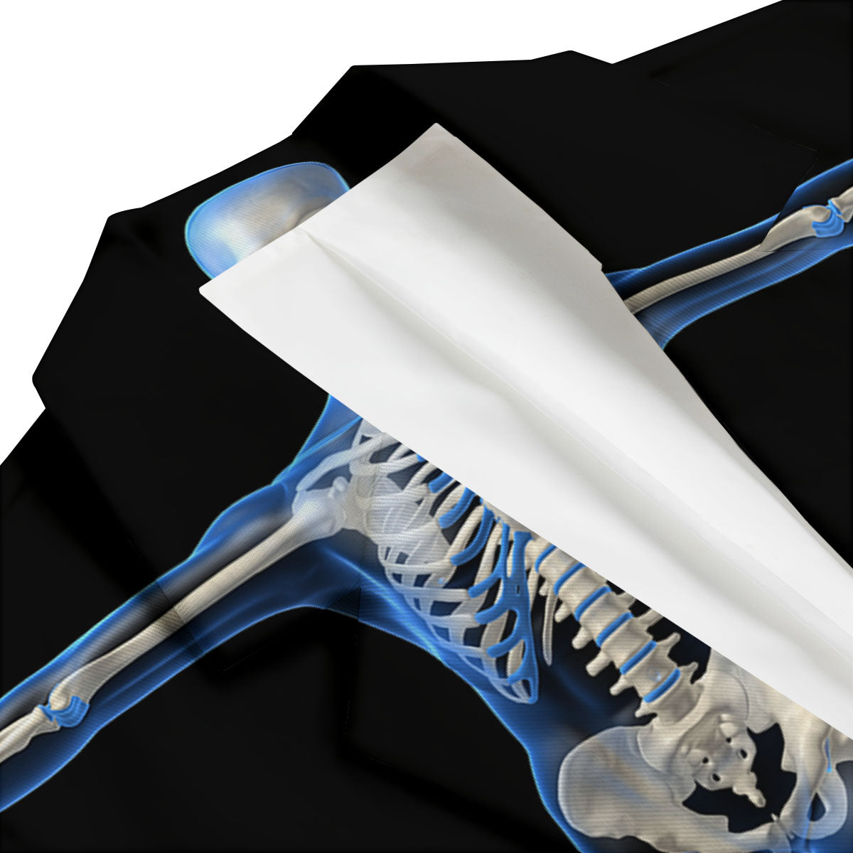 X-Ray Human Skeleton Print Men's Blazer-grizzshop