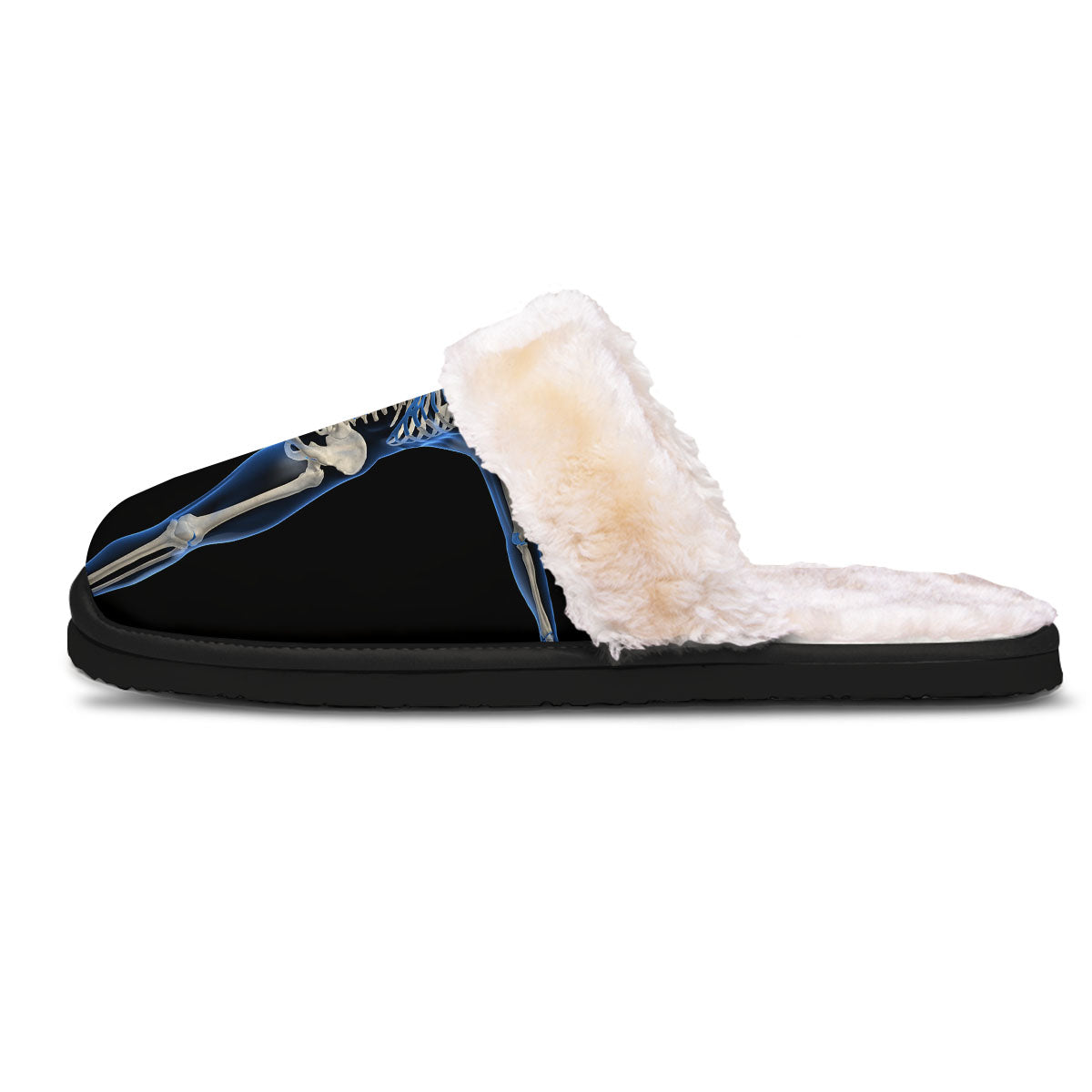 X-Ray Human Skeleton Print Slippers-grizzshop
