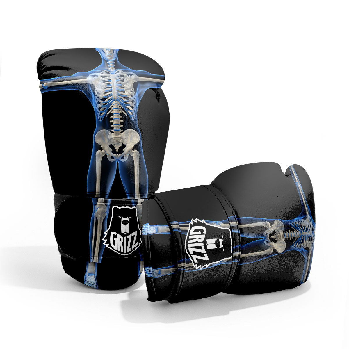 X-Ray Human Skeleton Print Pro Boxing Glove