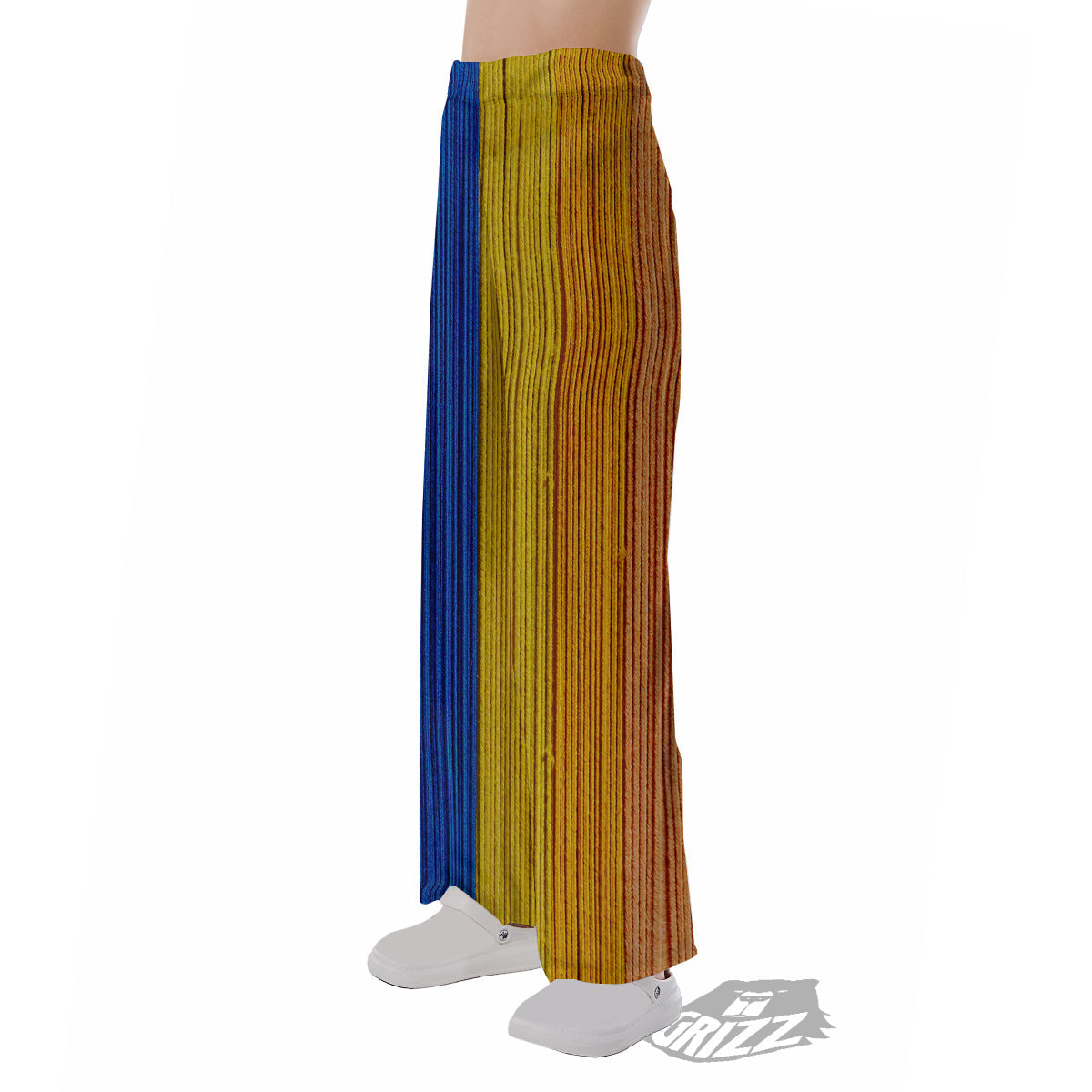 Yarn Colorful Print Pajama Pants-grizzshop