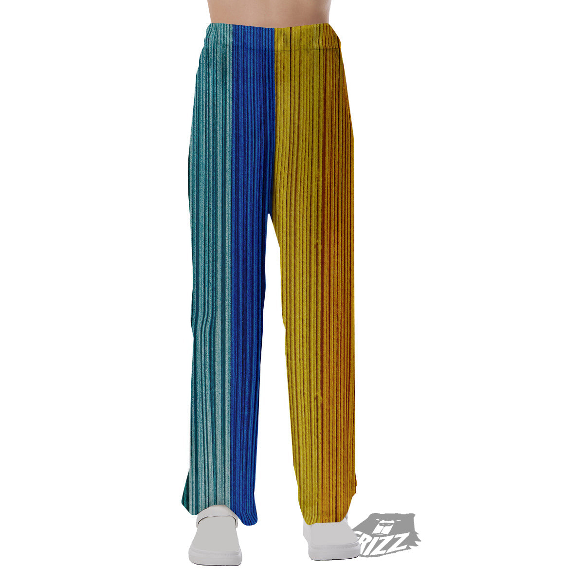 Yarn Colorful Print Pajama Pants-grizzshop