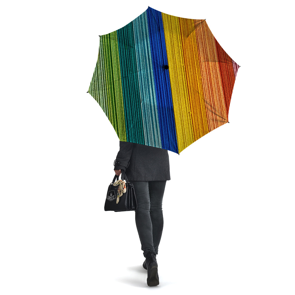 Yarn Colorful Print Umbrella-grizzshop