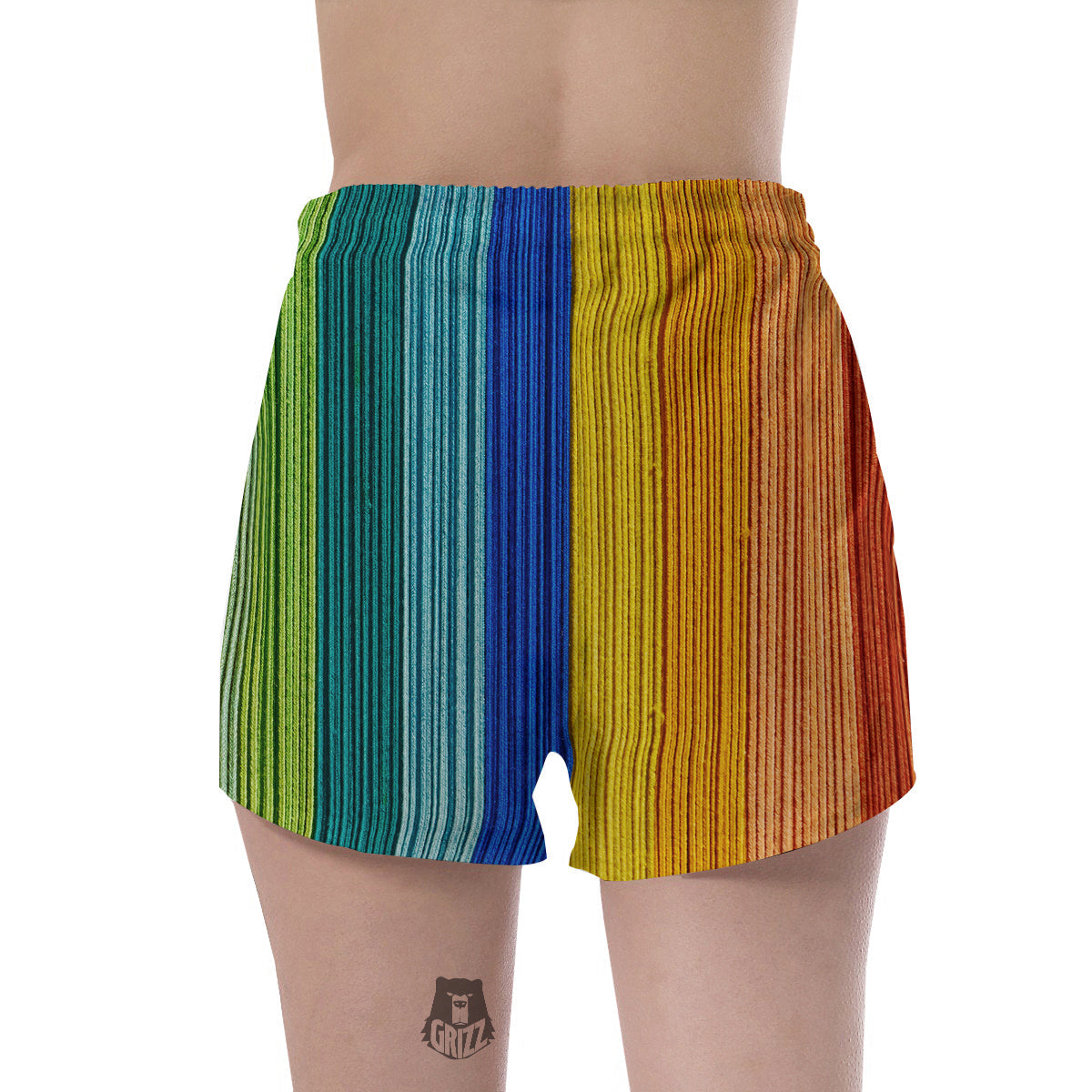 Yarn Colorful Print Women's Shorts-grizzshop