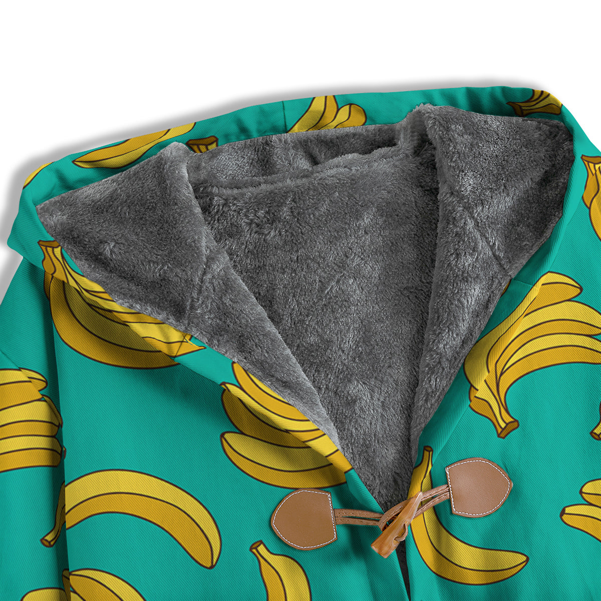 Yellow Banana Print Pattern Men's Windbreaker Jacket-grizzshop