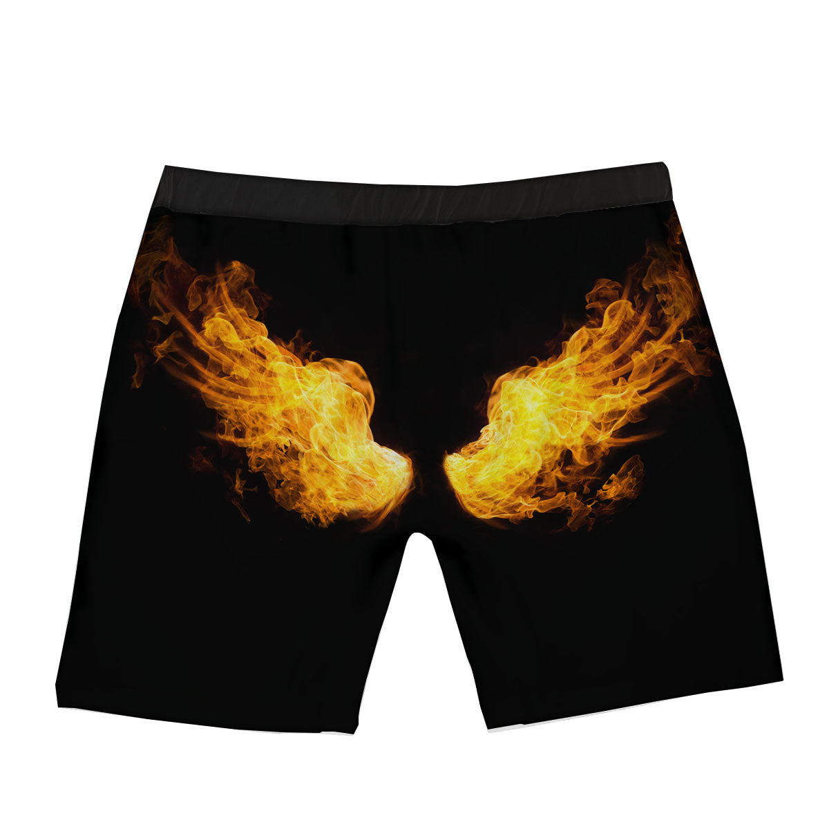 Yellow Crazy Emoji Print Pattern Boxer Briefs-grizzshop