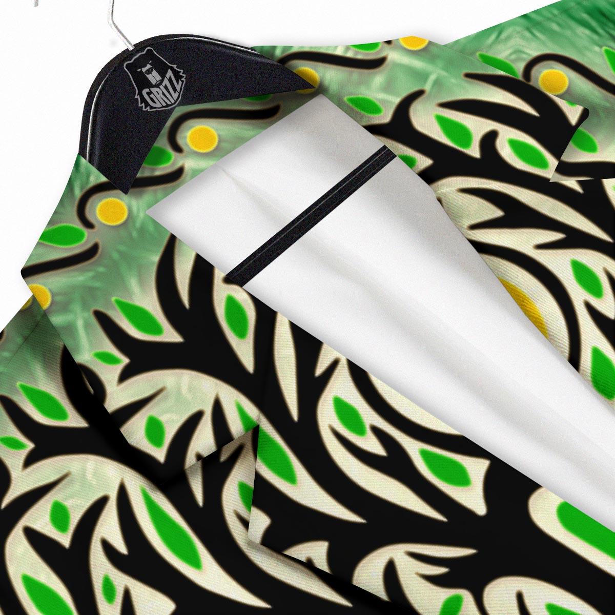 Yggdrasil Moon And Sun Print Men's Sport Coat-grizzshop
