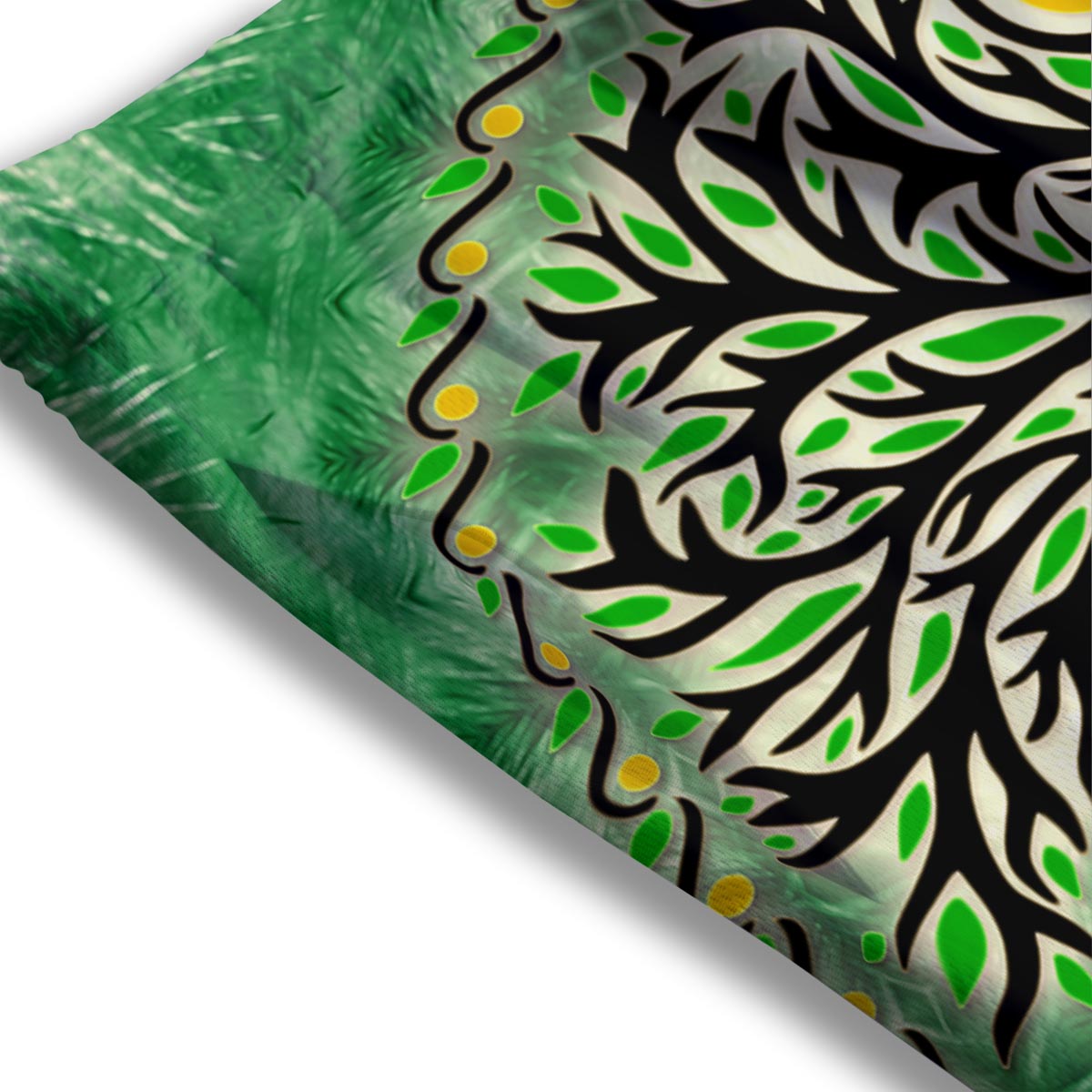Yggdrasil Moon And Sun Print Mesh Shorts