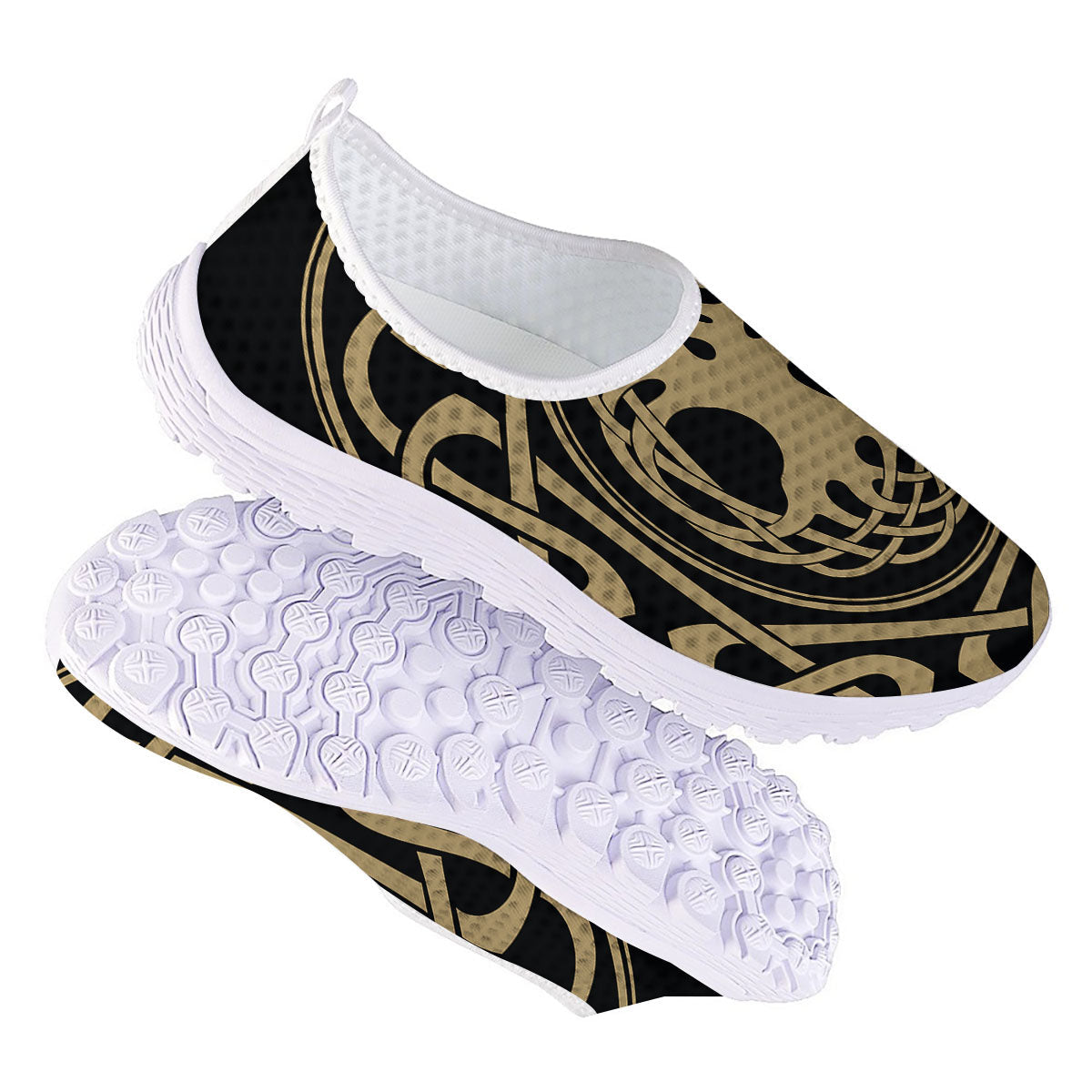 Yggdrasil Scandinavian Print Nurse Shoes-grizzshop