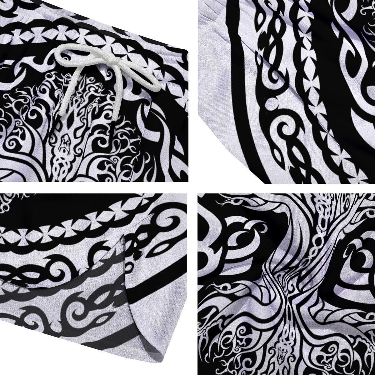 Yggdrasil Tree Ancient Print Men's Running Shorts-grizzshop