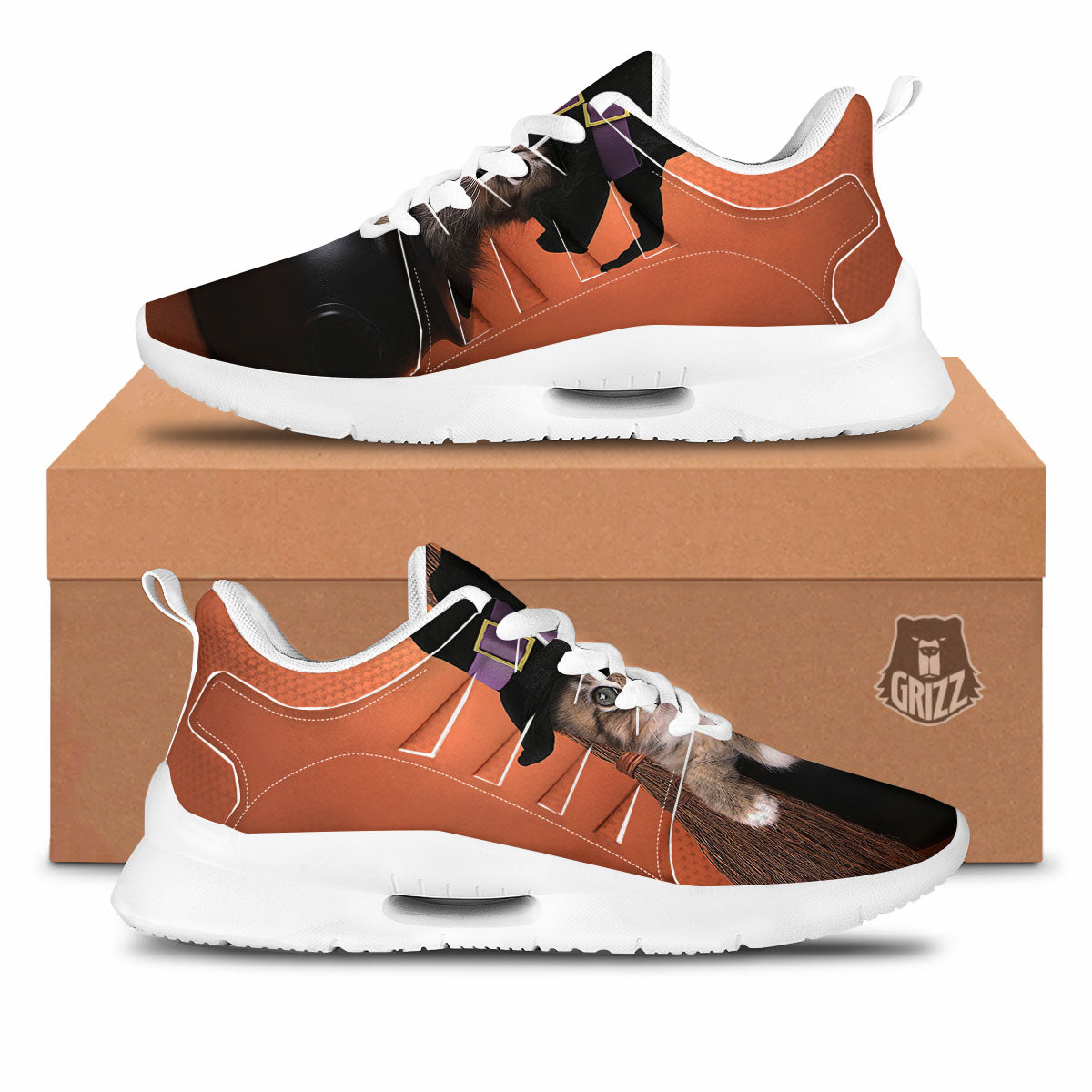 Yin Yang Colorful Flowers Print Tennis Shoes-grizzshop