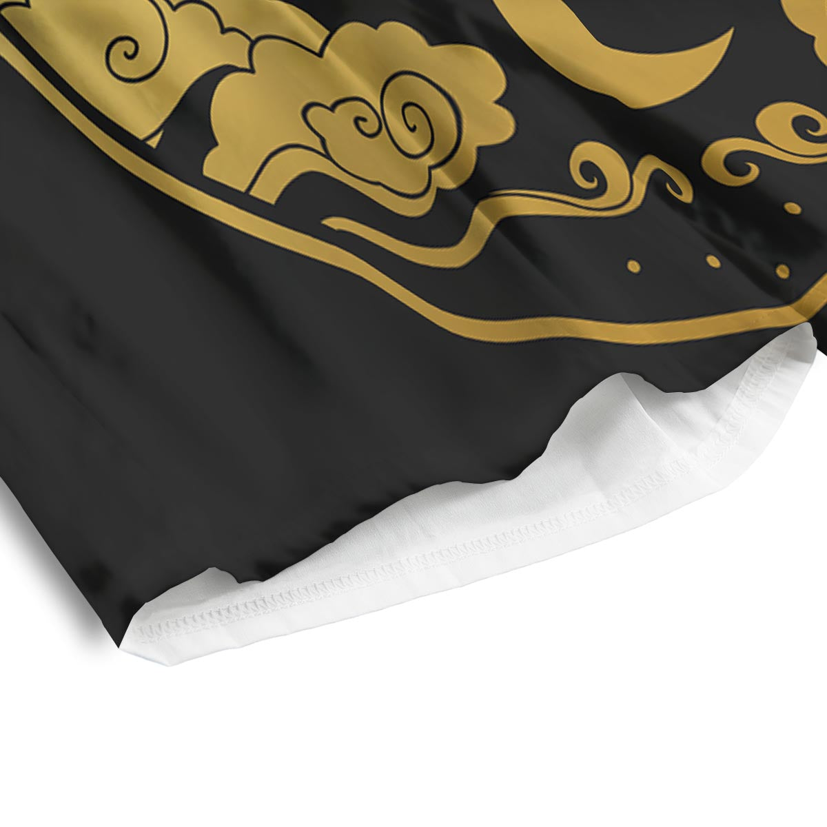 Yin Yang Moon And Sun Print Men's Athletic Shorts