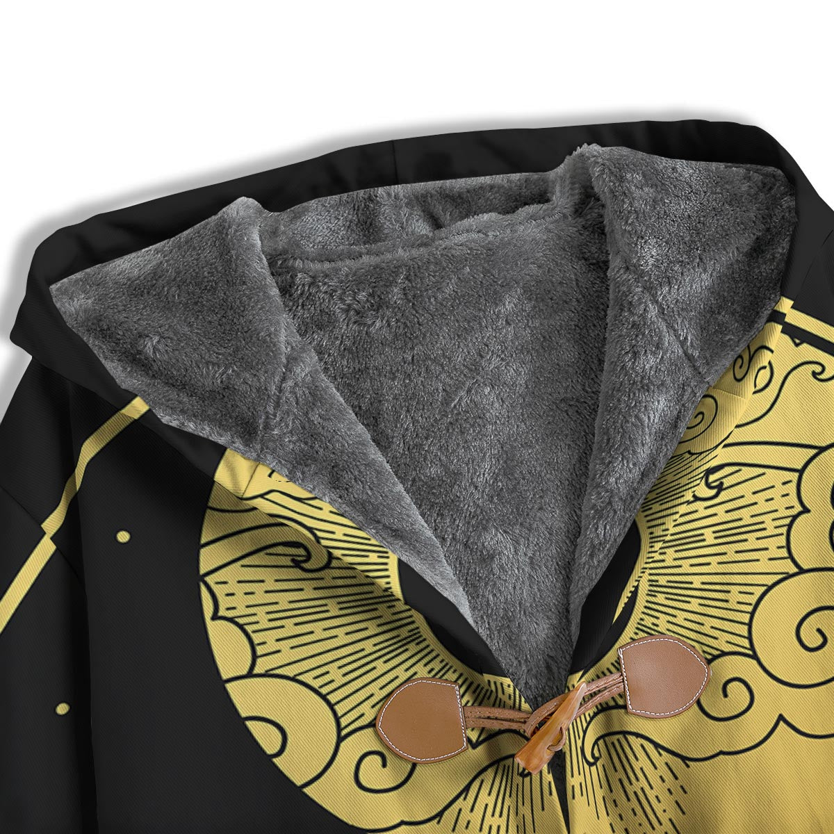 Yin Yang Moon And Sun Print Men's Windbreaker Jacket-grizzshop