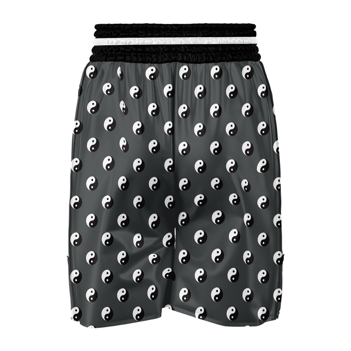 Yin Yang Pattern Print Boxing Shorts-grizzshop