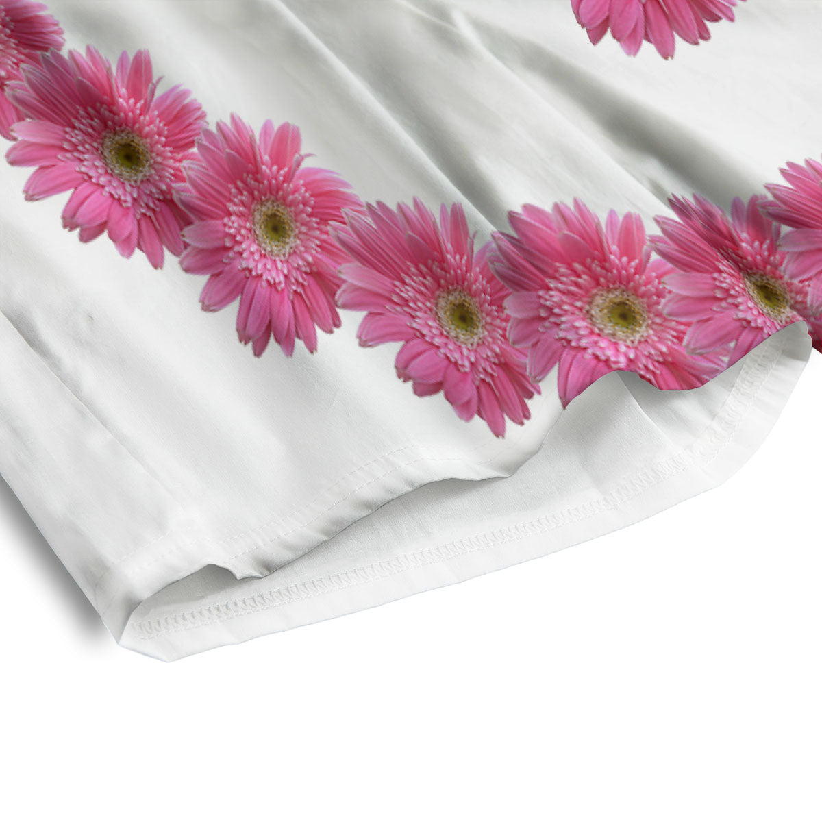 Yin Yang Pink Flowers Print Men's Athletic Shorts-grizzshop