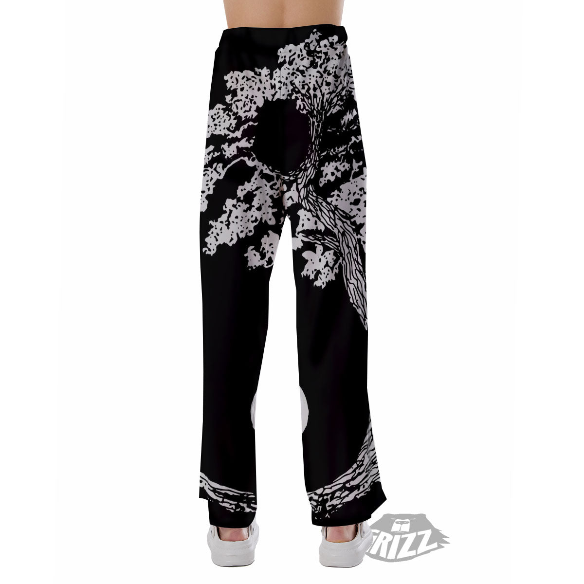 Yin Yang Roots Print Pajama Pants-grizzshop