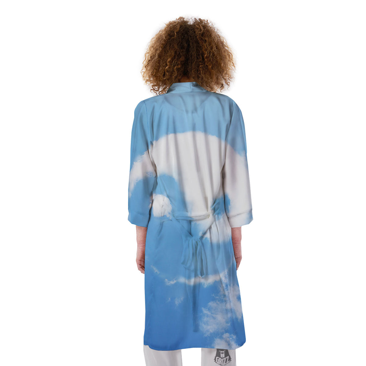 Yin Yang Space And Sky Print Kimono-grizzshop