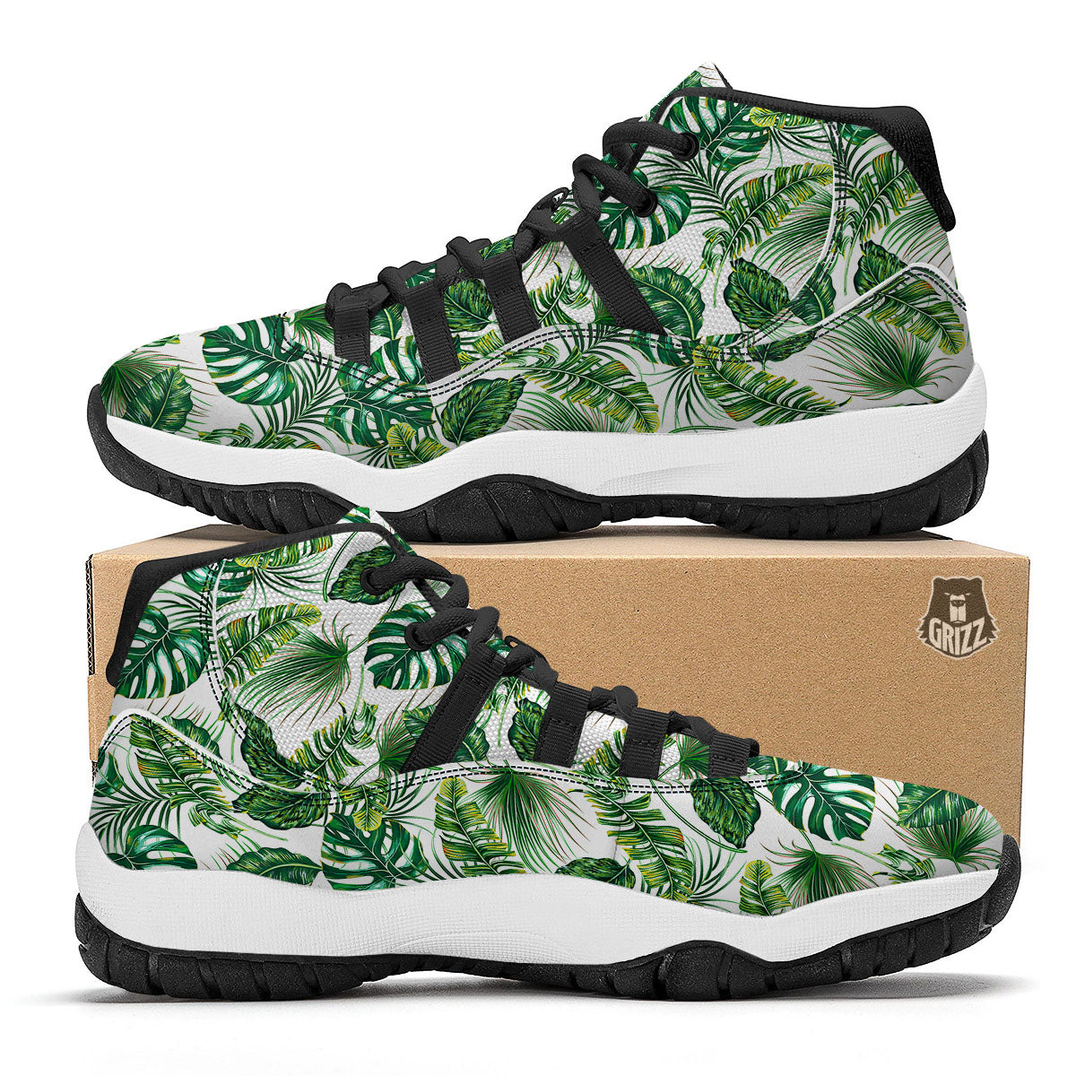 Yin Yang White And Grey Print Pattern Black Bball Shoes-grizzshop