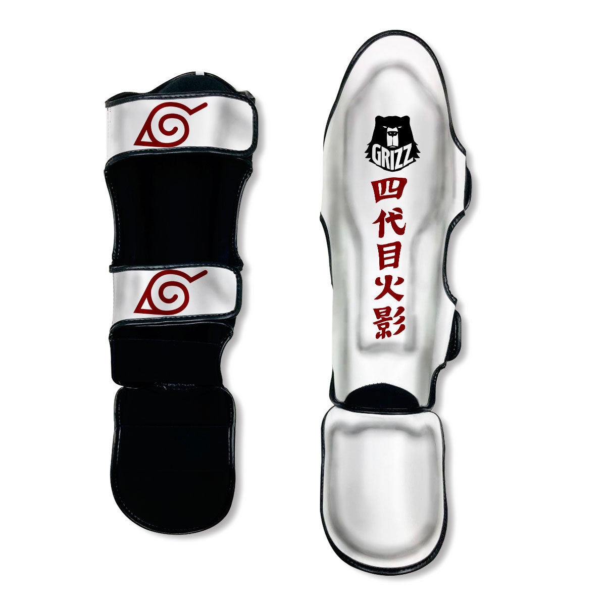 Yondaime Fourth Hokage Custom Muay Thai Shin Guards