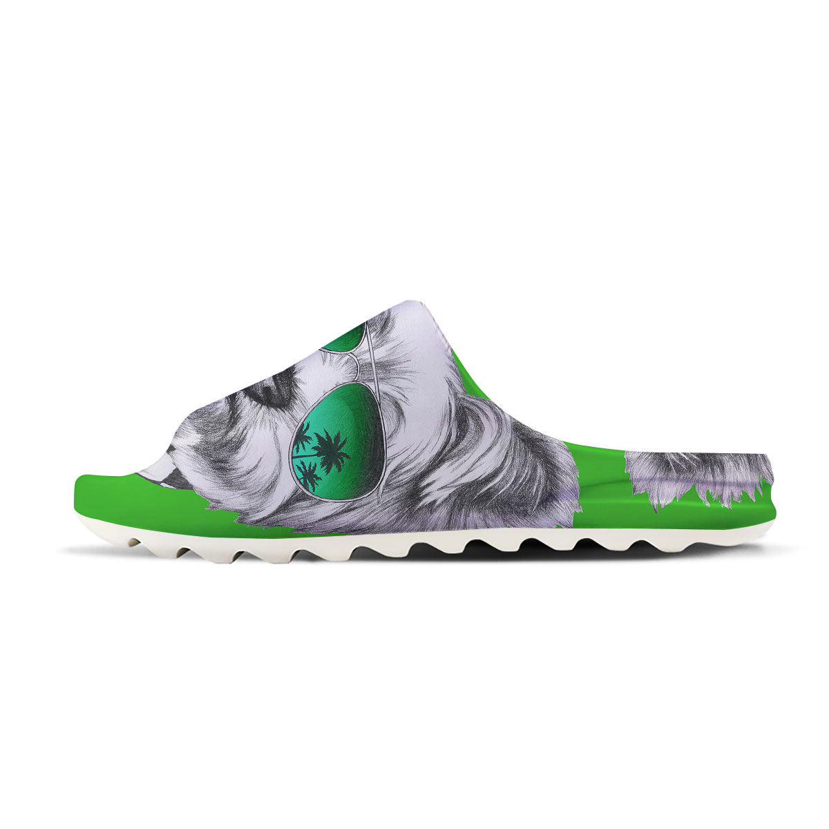 Yorkshire Terrier Sunglasses Print Sandals-grizzshop