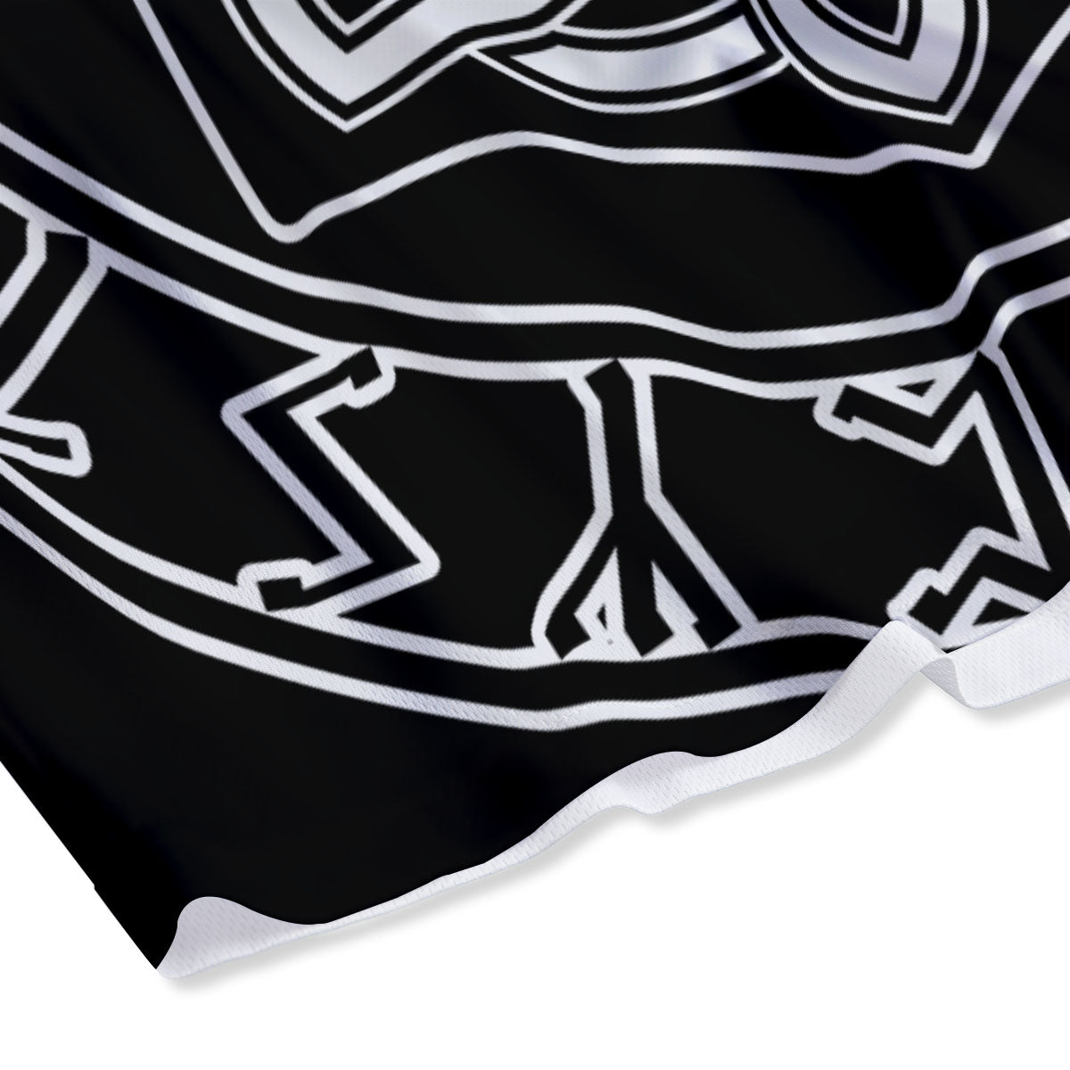 Younger Futhark And Mjolnir Print Mesh Shorts