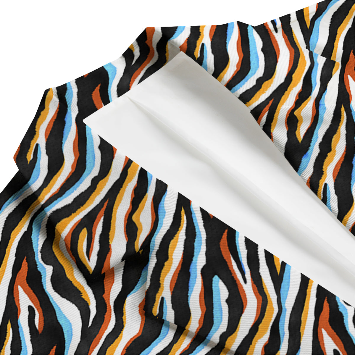 Zebra Abstract Print Pattern Men's Blazer-grizzshop