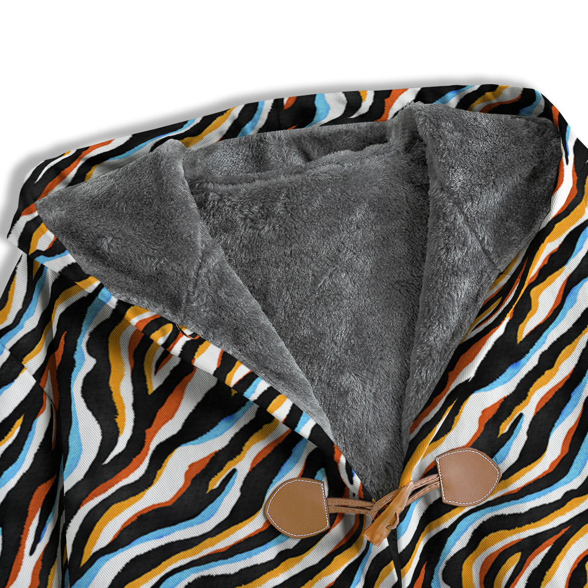 Zebra Abstract Print Pattern Men's Windbreaker Jacket-grizzshop