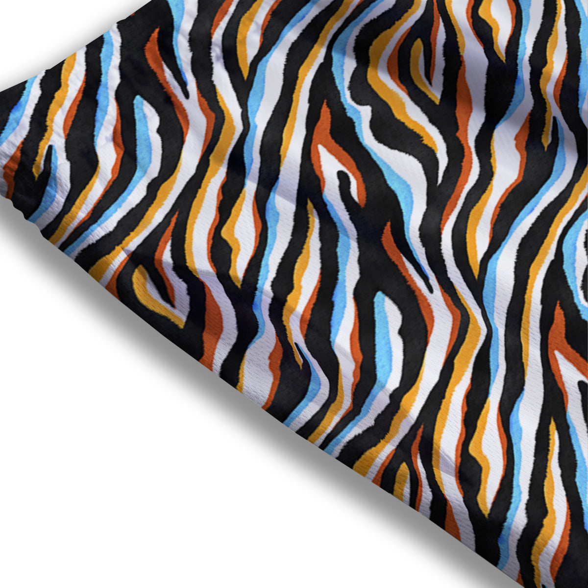 Zebra Abstract Print Pattern Mesh Shorts-grizzshop