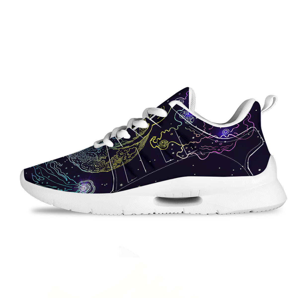 Zebra Colorful Print Pattern Tennis Shoes-grizzshop