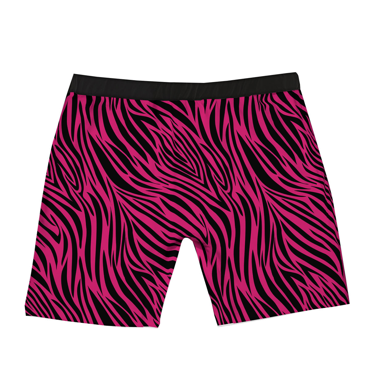 Zebra Hot Pink Print Pattern Boxer Briefs-grizzshop