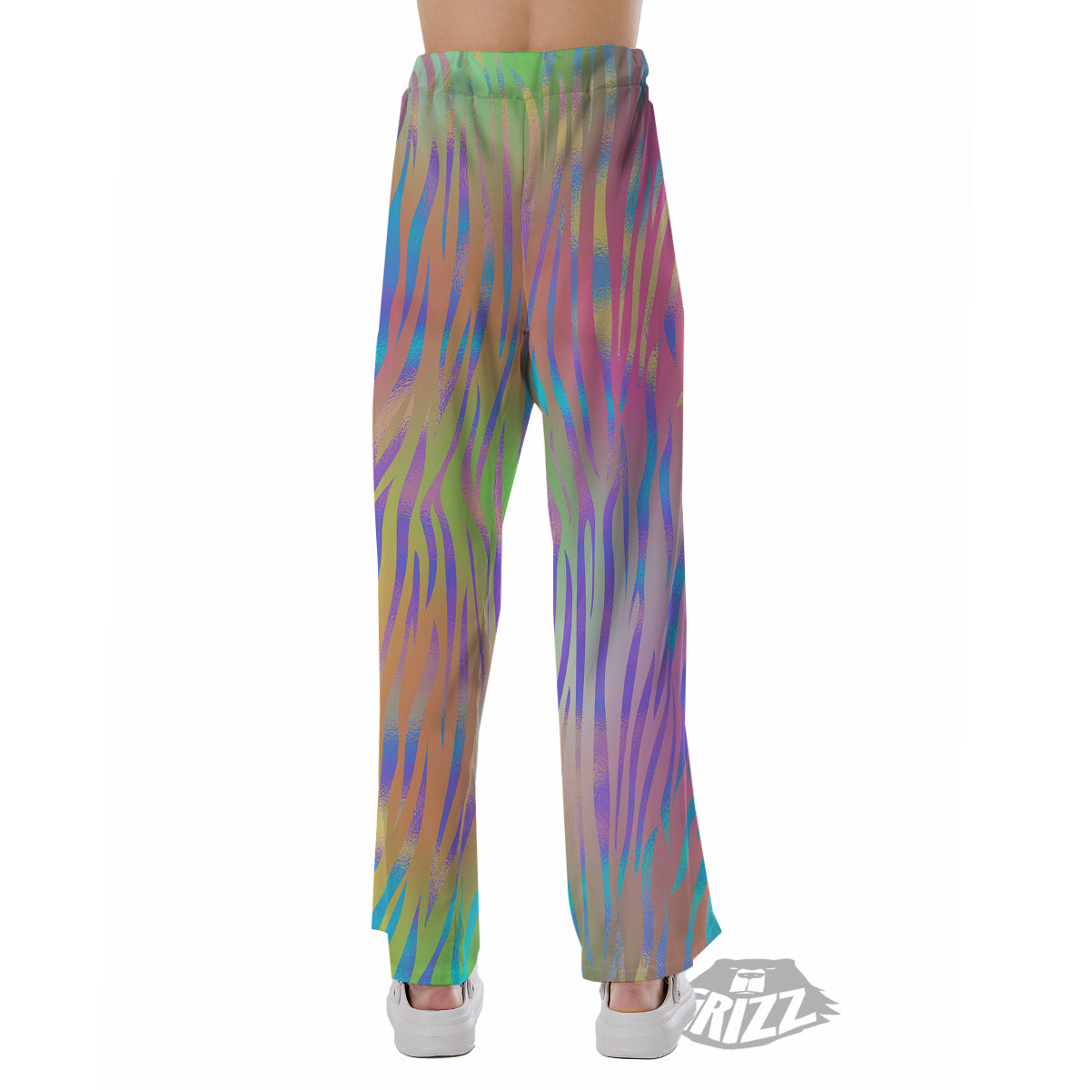 Zebra Pastel Print Pattern Pajama Pants-grizzshop