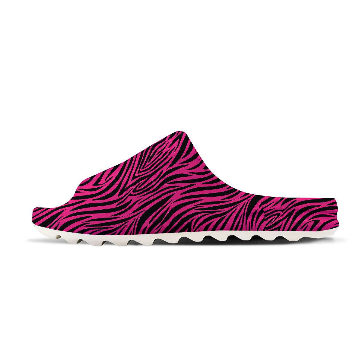 Zebra Hot Pink Print Pattern Sandals-grizzshop
