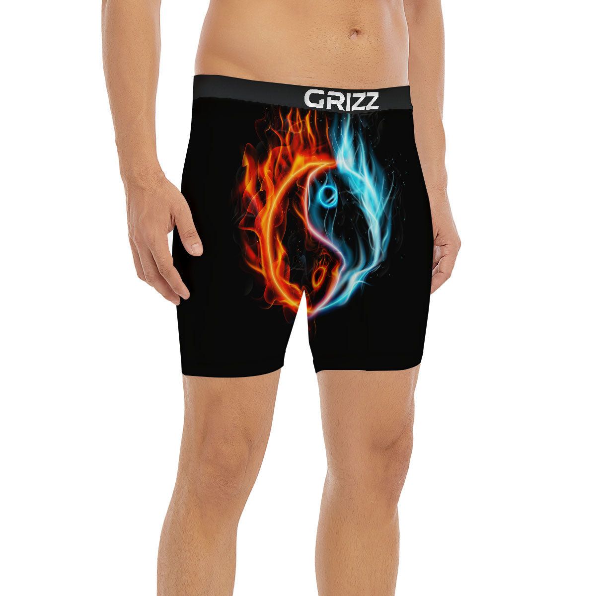 Zenitsu Print Pattern Boxer Briefs-grizzshop