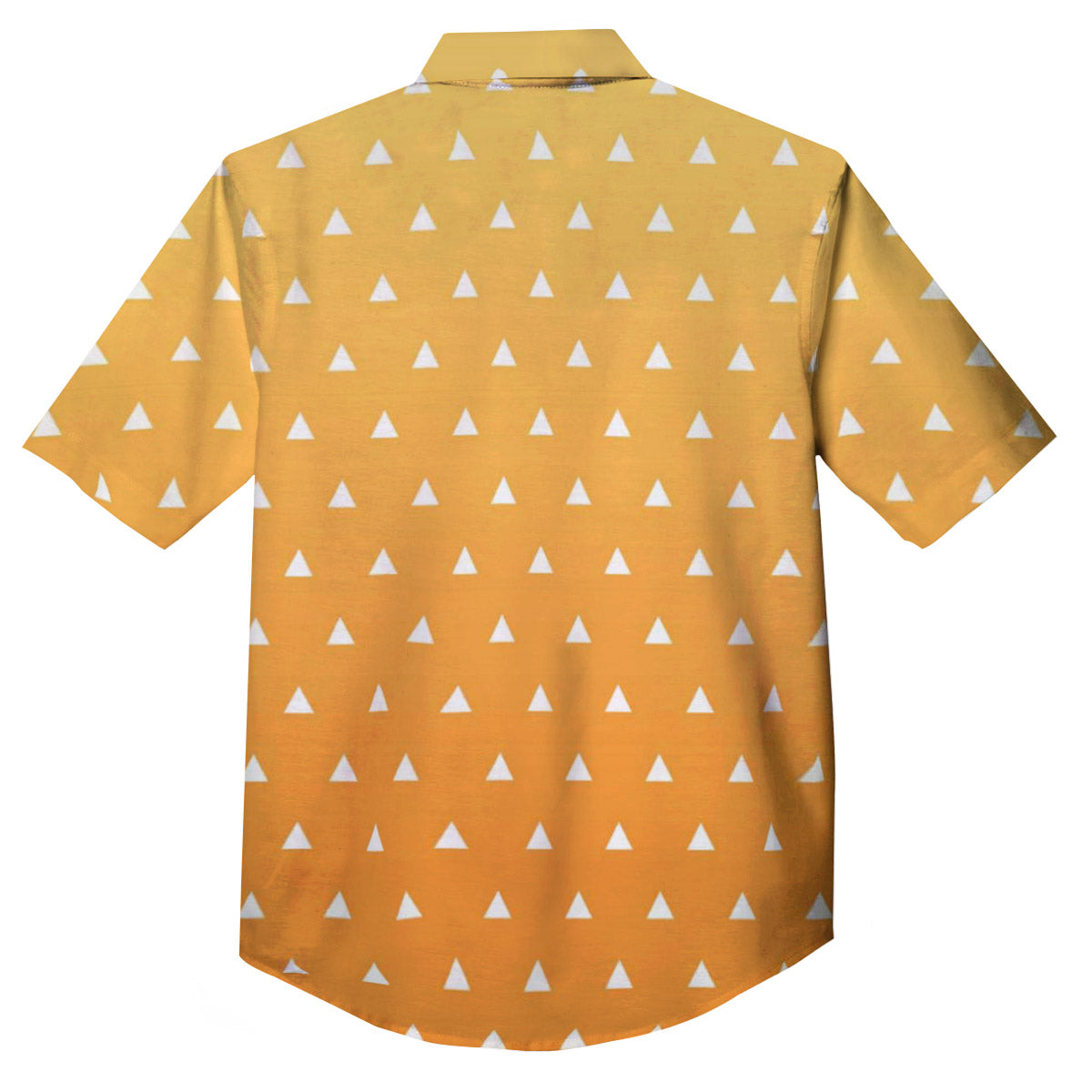 Zenitsu Print Pattern Button Up Shirt-grizzshop