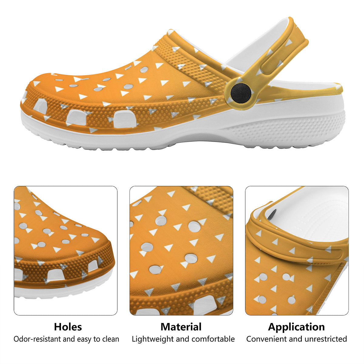 Zenitsu Print Pattern Clog-grizzshop