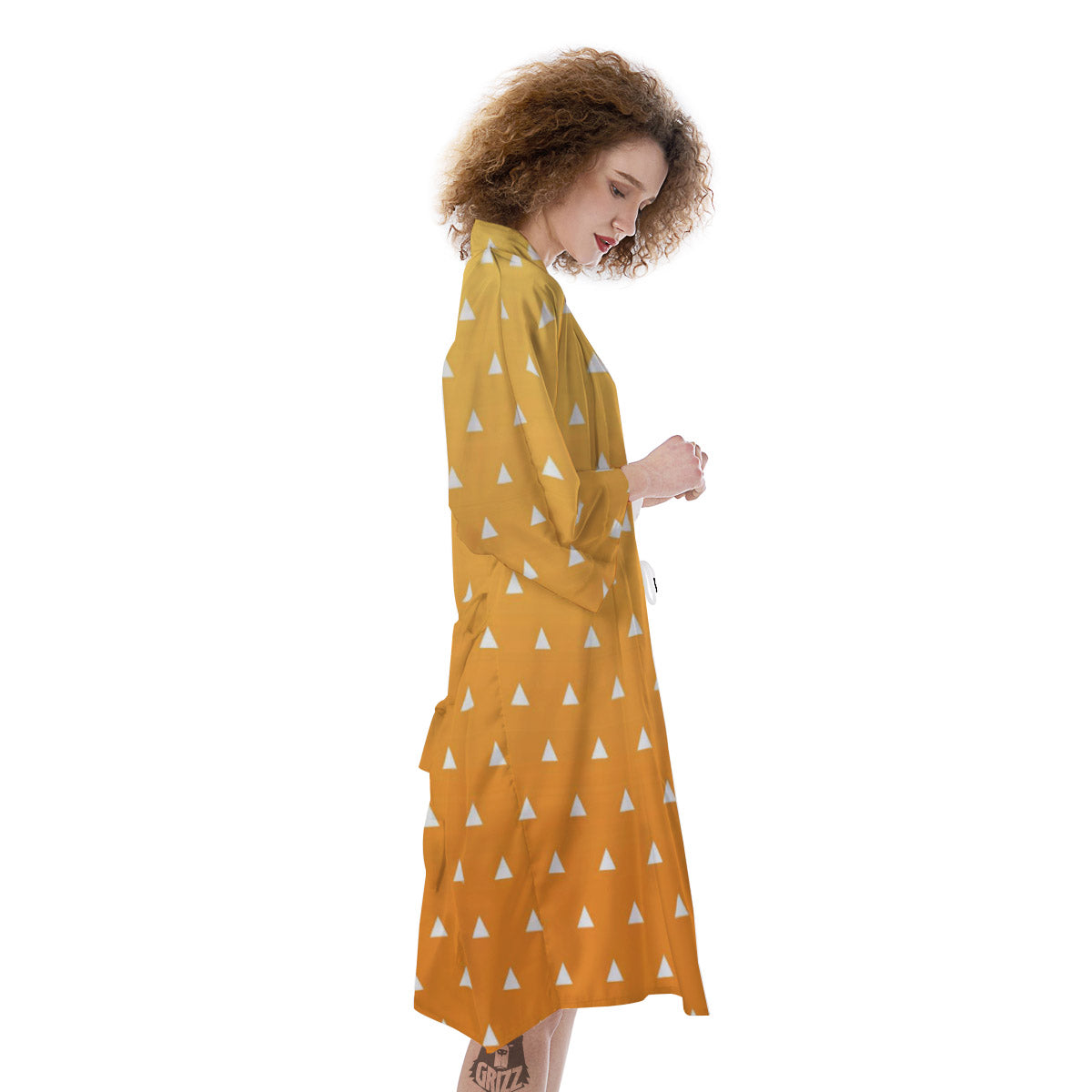 Zenitsu Print Pattern Kimono-grizzshop