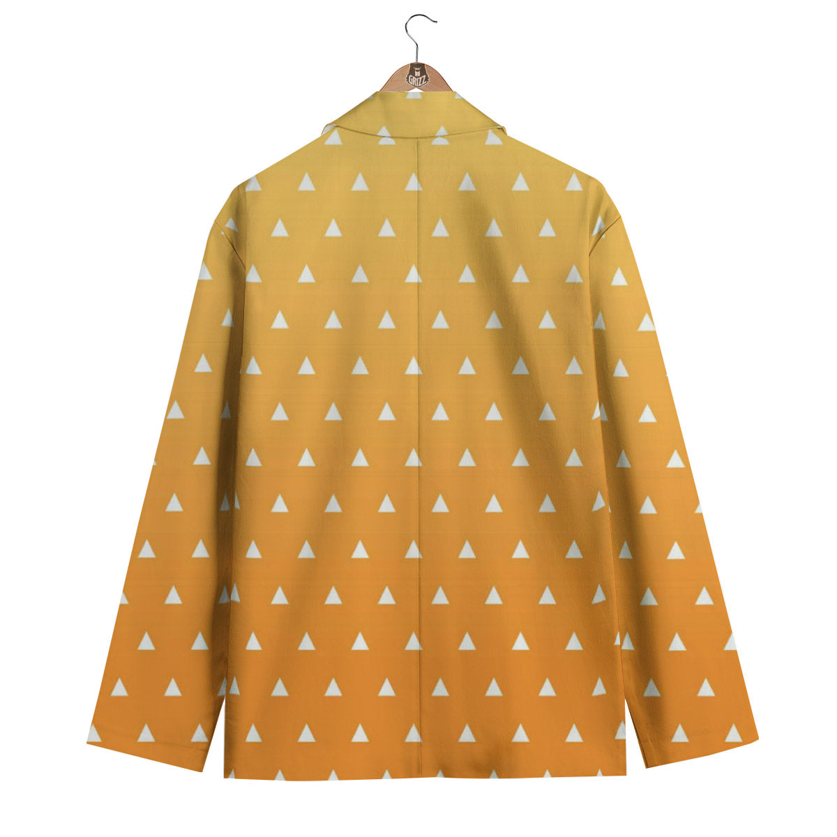 Zenitsu Print Pattern Men's Blazer-grizzshop