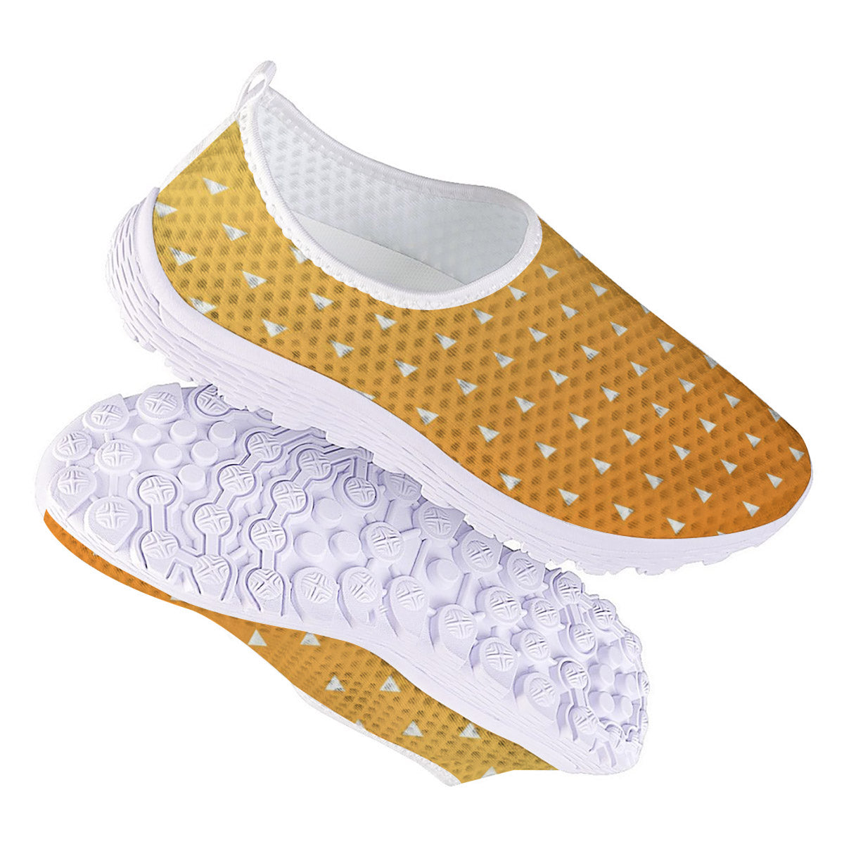 Zenitsu Print Pattern Nurse Shoes-grizzshop