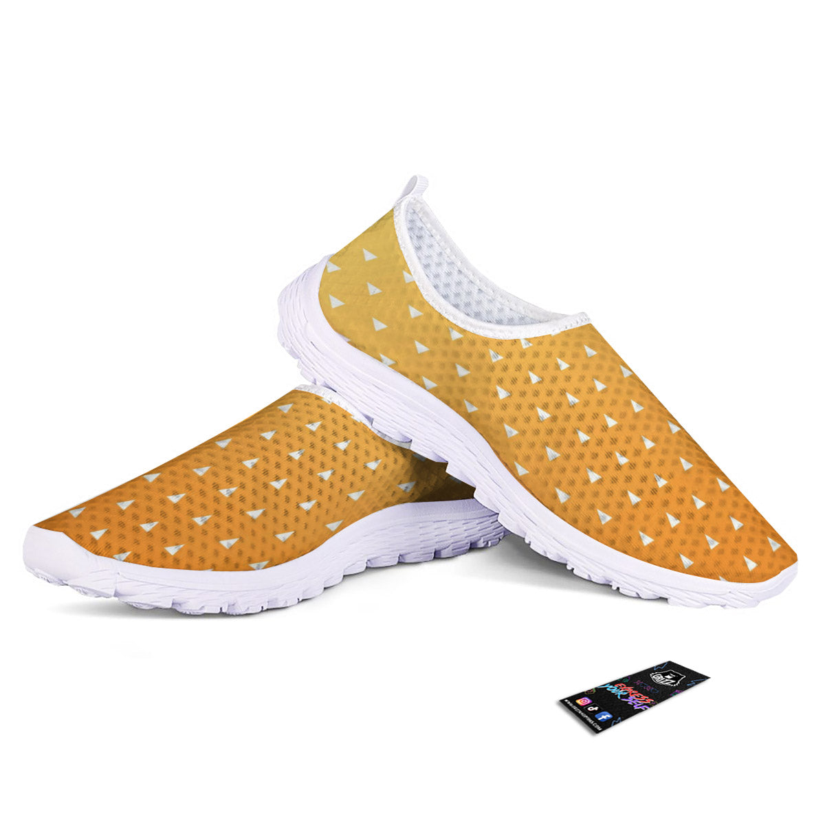 Zenitsu Print Pattern Nurse Shoes-grizzshop