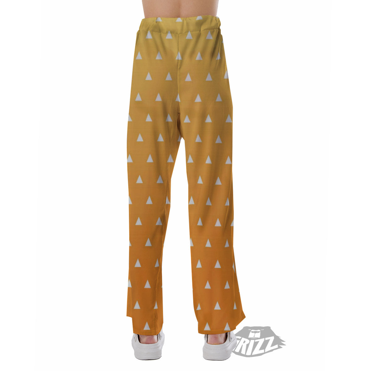 Zenitsu Print Pattern Pajama Pants-grizzshop