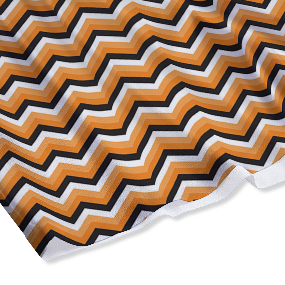 Zig Zag Halloween Print Pattern Mesh Shorts