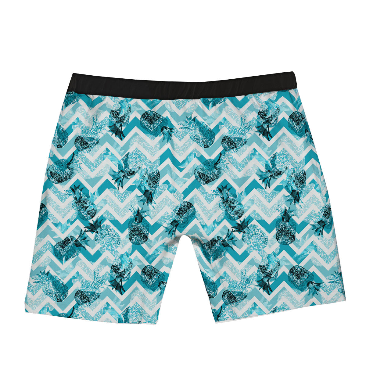 Zig Zag Pastel Pineapple Print Pattern Boxer Briefs-grizzshop