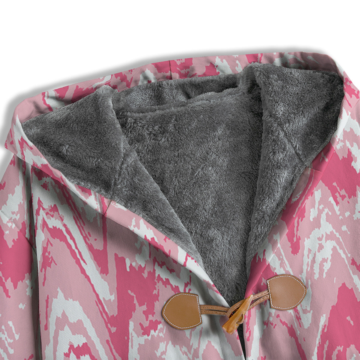 Zigzag Abstract Stripes Pink Print Pattern Men's Windbreaker Jacket-grizzshop