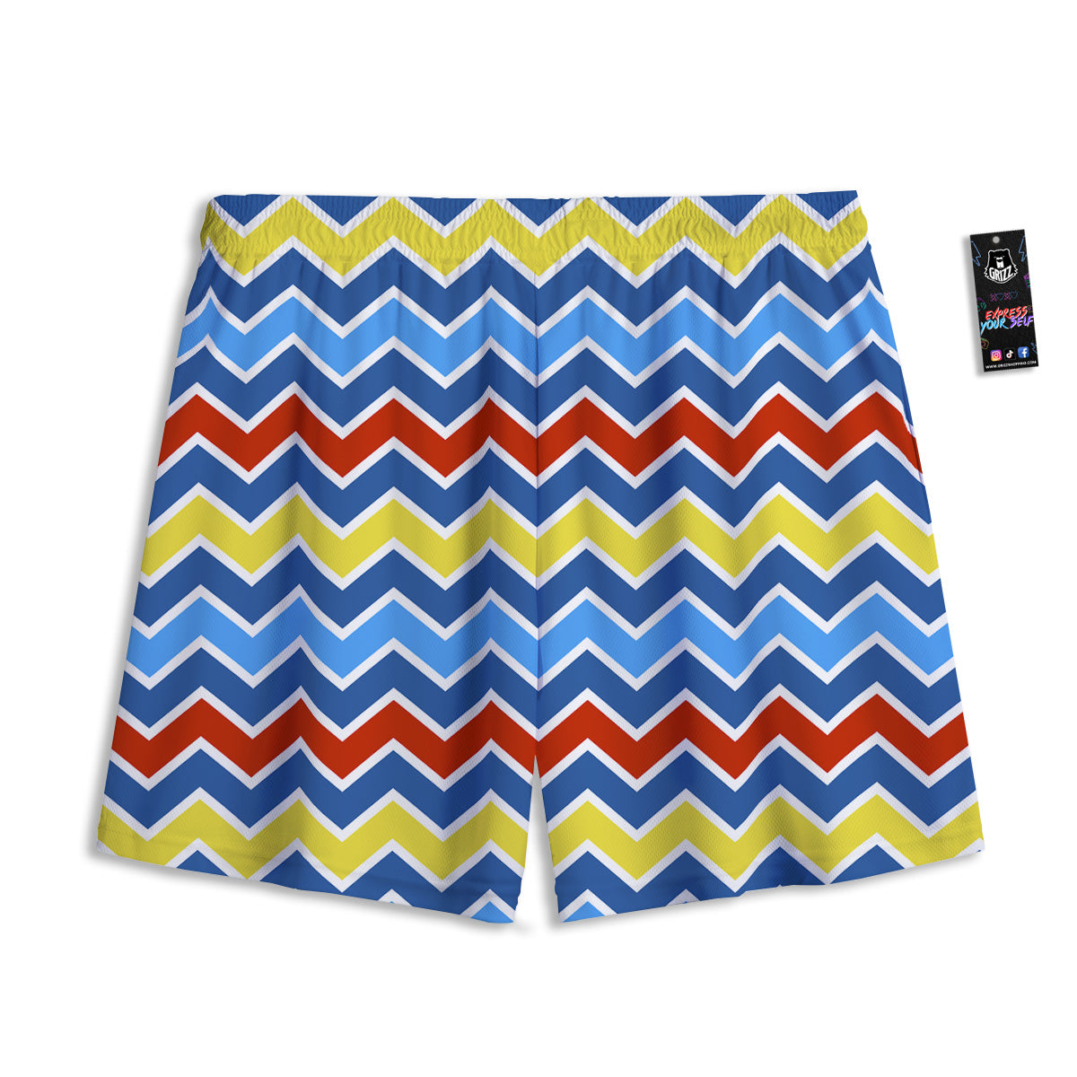 Zodiac Sign Dark Taurus Print Mesh Shorts