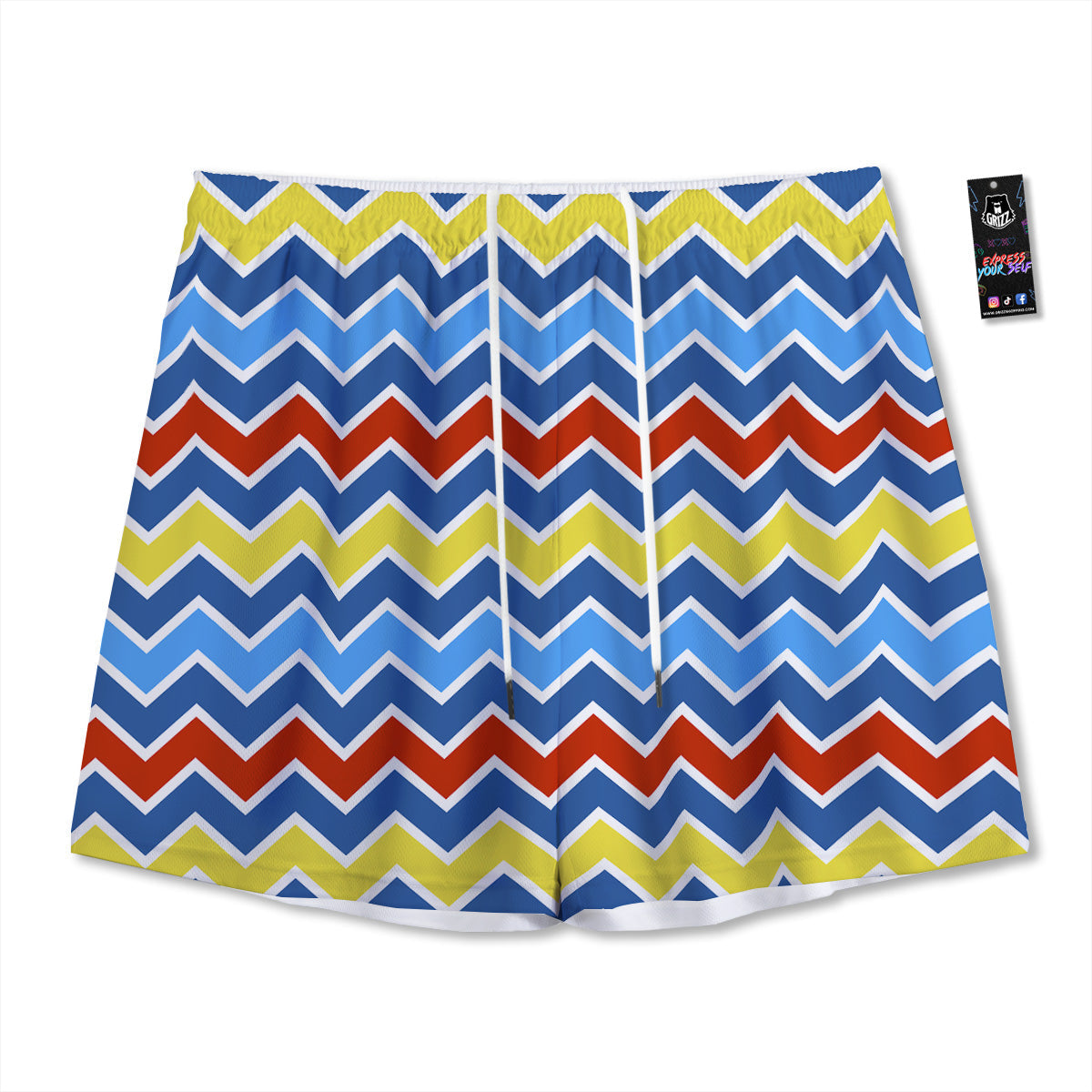 Zodiac Sign Dark Taurus Print Mesh Shorts