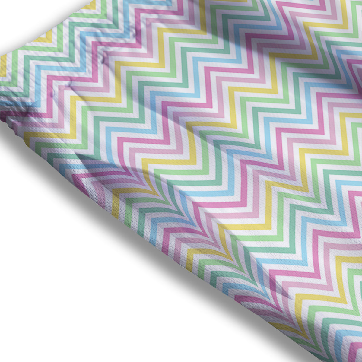 Zigzag Colorful Print Pattern Mesh Shorts-grizzshop