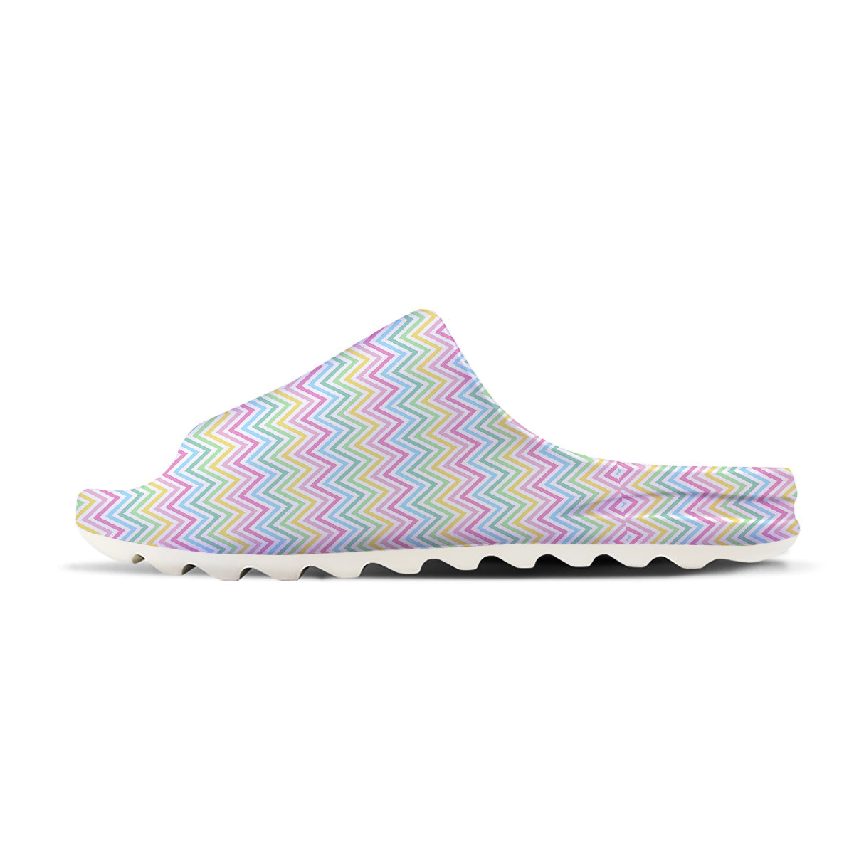 Zigzag Colorful Print Pattern Sandals-grizzshop