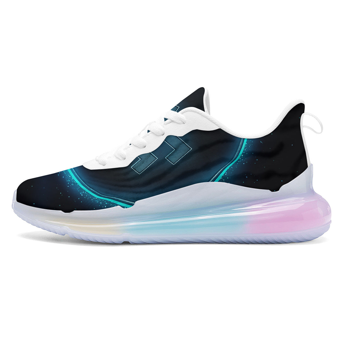 Zodiac Sign Blue Aquarius Print Running Sneakers-grizzshop