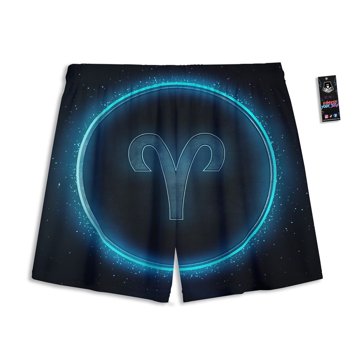 Zebra Camo Green Print Pattern Mesh Shorts